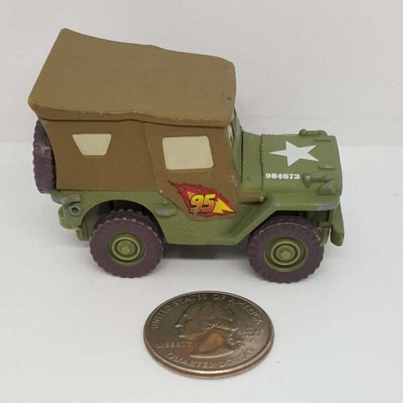 Collection of 3 Disney/Pixar CARS - Raoul, Sarge and Tow Mater Micro Car. Mattel - Picture 10 of 12